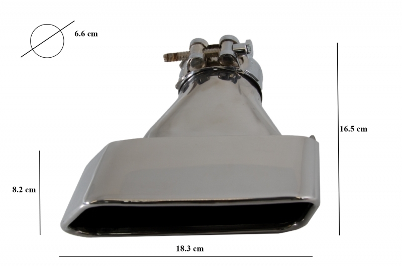 Diffuser BMW 5 Serie F10 F11 11-17 M Performance look Glans Zwart