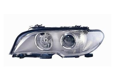 koplamp, H7+H7, grijs huis, witte knipper, rechts BMW 3 serie E4