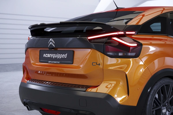 Bumperbeschermer voor Citroën C4 (3e generatie) / e-C4 Glans Zwart