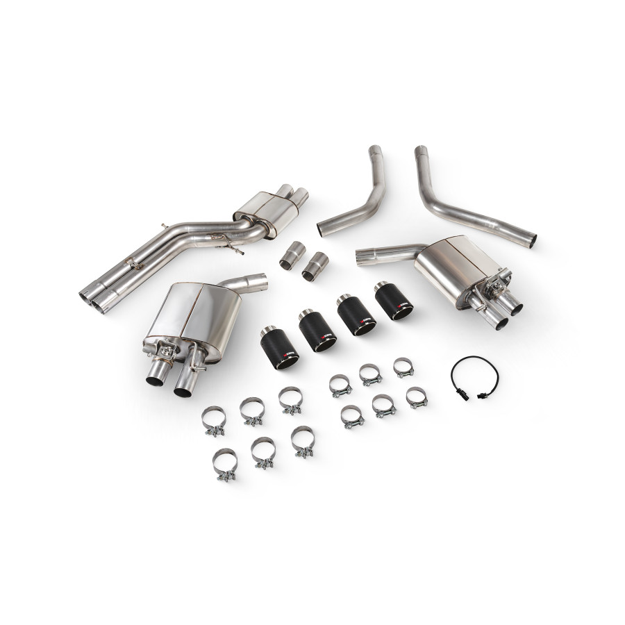 Audi S7 C7 4.0 TFSI Biturbo Quattro Resonated half system with no valves