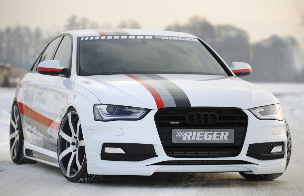 Voorspoiler A4 B8.5 Rieger 2012-2015 Avant/Sedan S-Line