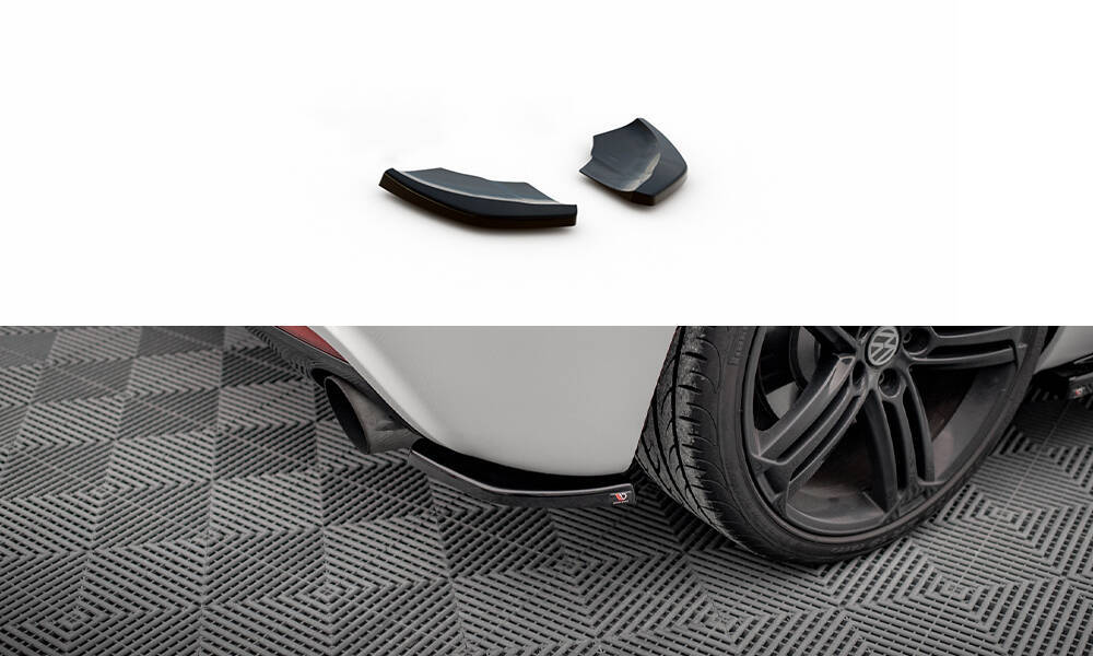 Zijdiffuser V.2 Volkswagen Scirocco R Maxton Glans Zwart