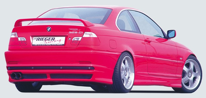 Achterbumper Diffusor BMW E46 coupe/cabrio Rieger
