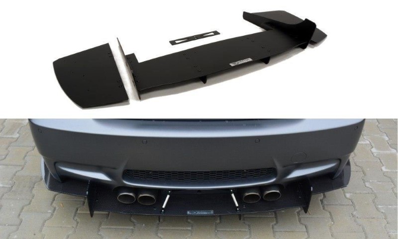 Achter Diffusers BMW M3 E92 / E93 Glanzend Zwart