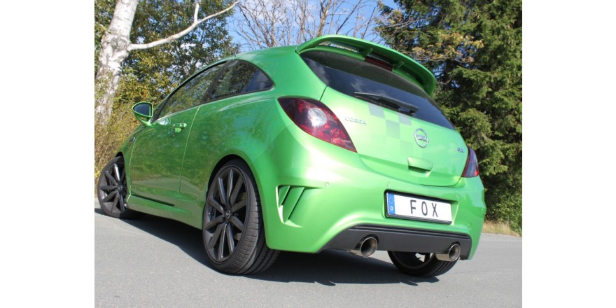 Opel Corsa D NRE Einddemper dwars Uitgang rechts/links - 1x100 T