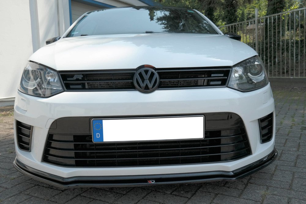 Voorspoiler VW Polo R WRC Maxton Glans Zwart