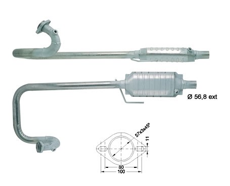 Jeep WRANGLER 4.0 3960 cc 130 Kw / 177 cv G/S01 Magnaflow CAT Bo