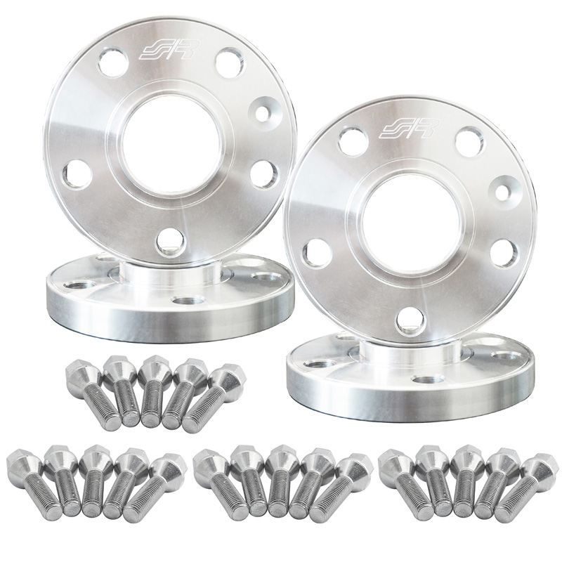 Simoni Racing Aluminium Spoorverbreder Set - 2x17,5mm(VA) - 2x20mm(AA) (Naaf 65,1mm) inclusief wielbouten -  Alfa Romeo diversen
