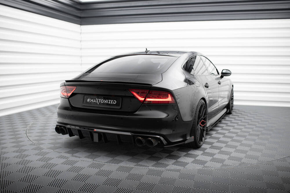 Zijdiffuser met Canards Audi A7 C7 S-Line Maxton Street Pro