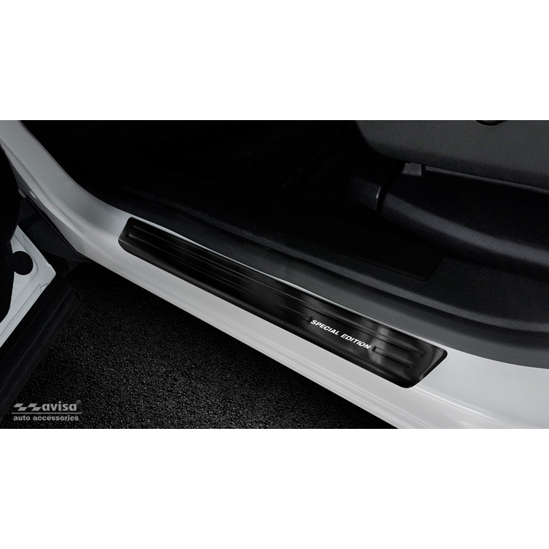 Zwart RVS Instaplijsten  Citroën C5 Aircross 2018- Incl. Facelift 'Special Edition' - 4-delig