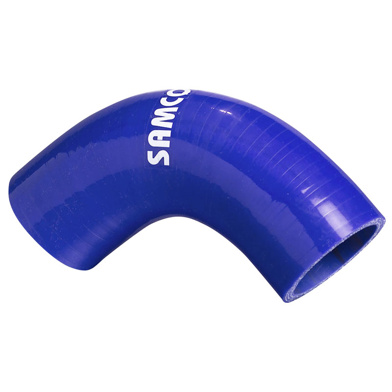 Samco Siliconen slang 90 graden bocht - Lengte 102mm - Ø45mm - Blauw