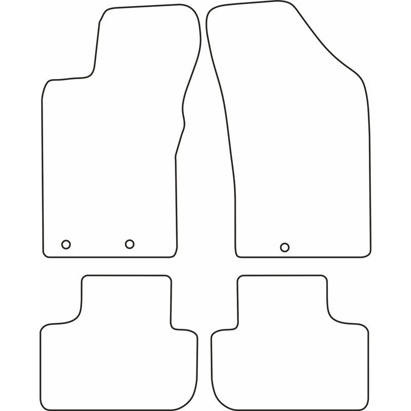 Automatten Velours  Alfa Romeo 147 2000-2010