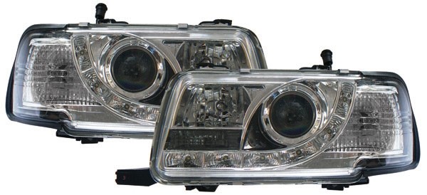 Koplampen Audi 80 91-94 Chroom