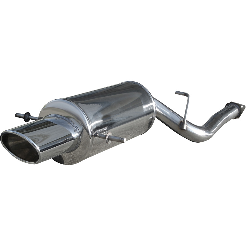 100% RVS Sportuitlaat  Subaru Impreza 4WD 2.0 STi 2002- 150x105mm