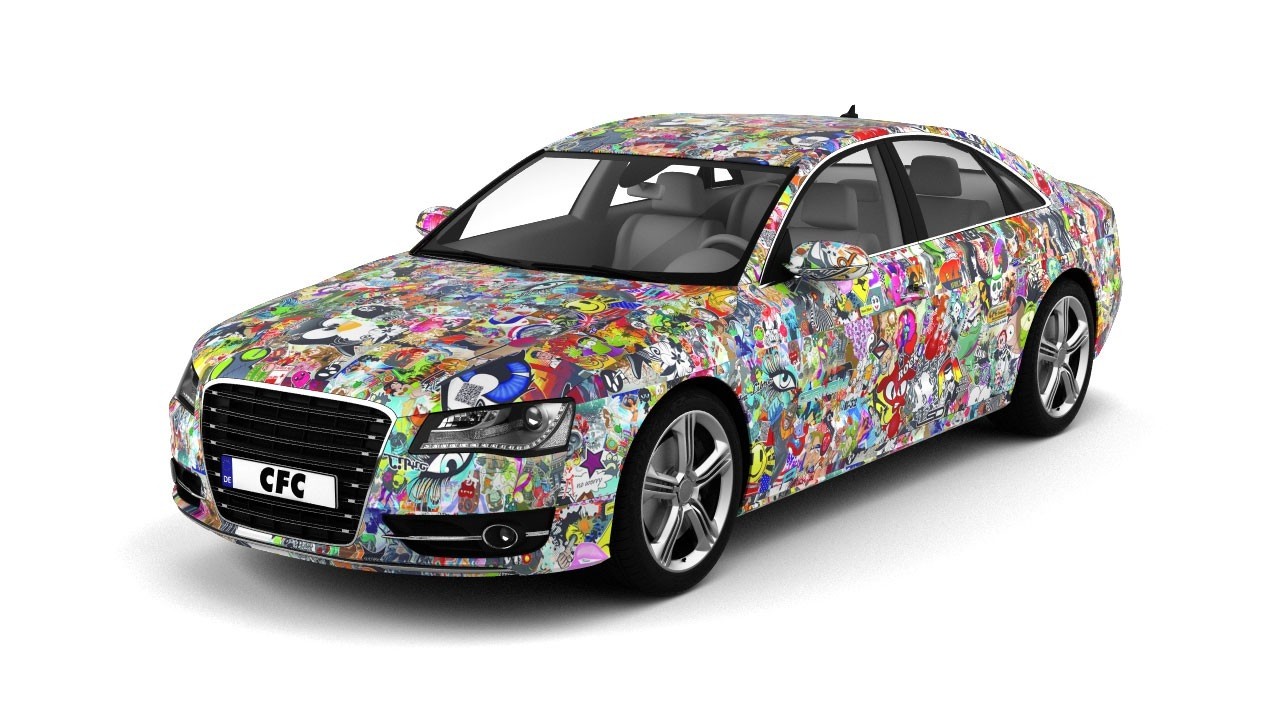 Car Wrap Folie CFC Stickerbom Color matt 150x300cm