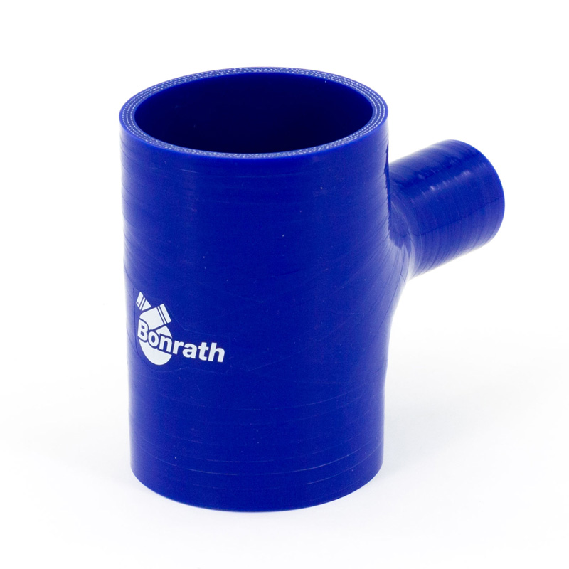 Bonrath Siliconen slang T-Piece 25mm - Lengte:100mm - Ø76mm