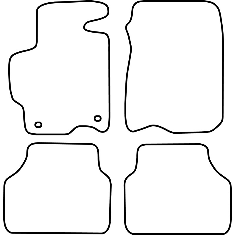 Automatten Velours  Mazda Premacy 1999-2005