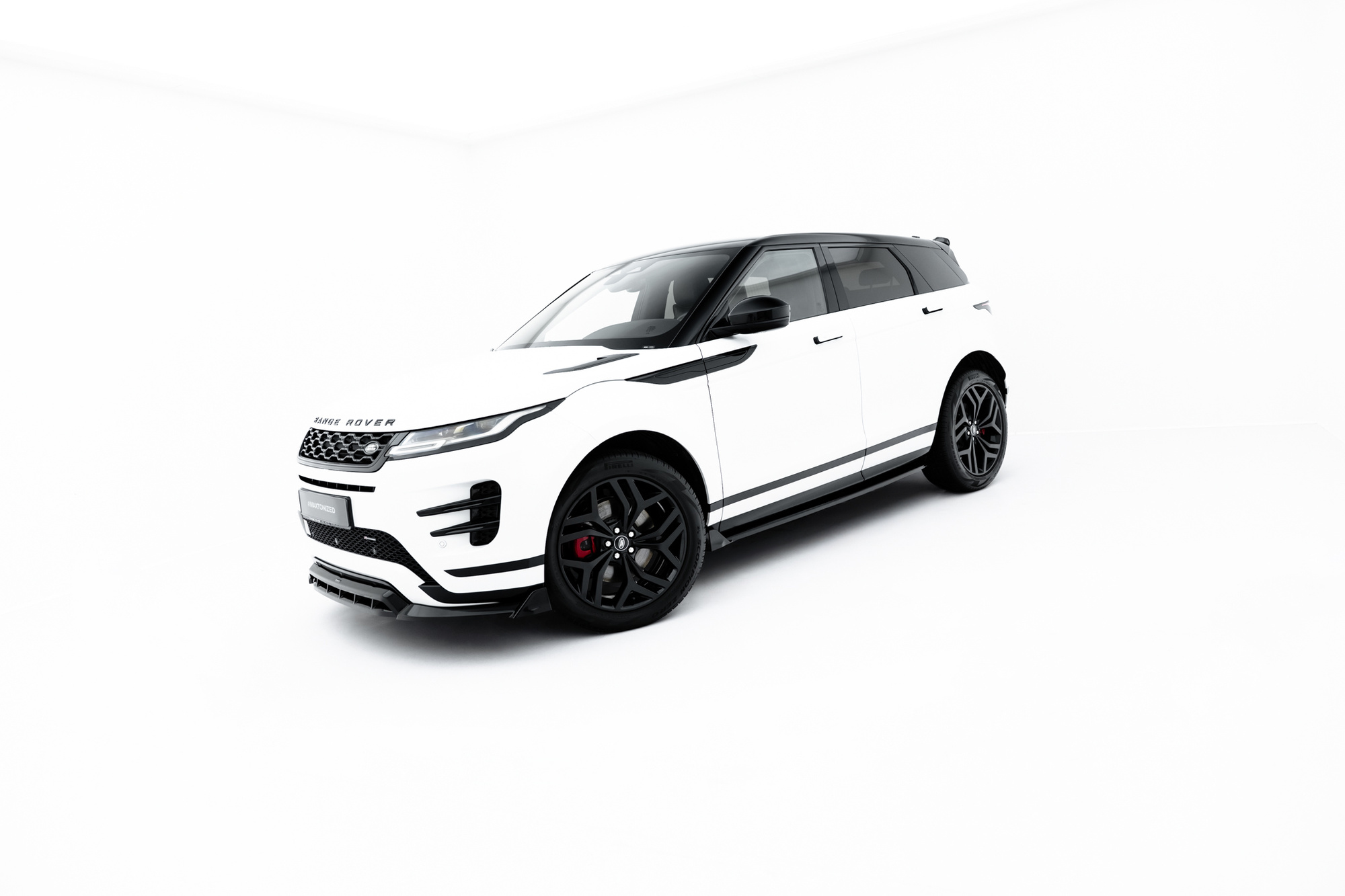 Zijskirts Land Rover Range Rover Evoque Dynamic Mk2 (2018–2023) Glans Zwart