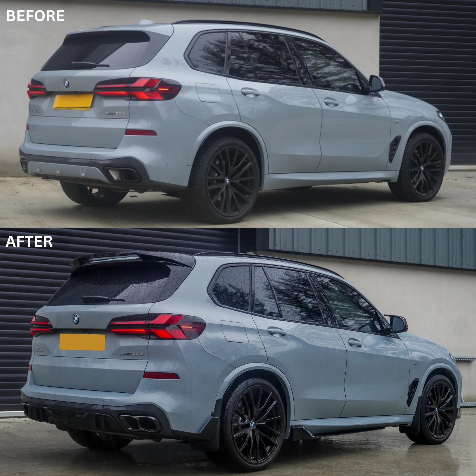 Bodykit BMW X5 G05 LCI M-performance glanzend zwart