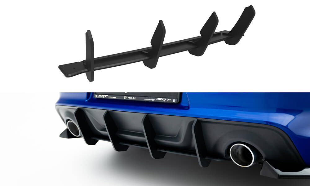 Street Pro Achter Diffuser Dodge Charger RT Scat Pack Widebody MK3 Facelift Maxton