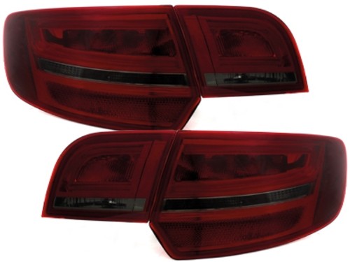 Achterlichten Audi A3 8P Sportback 04-08 Rood/Smoke