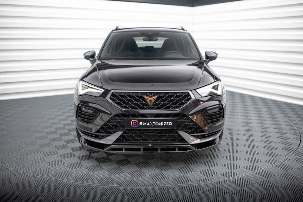 Voorspoiler Cupra Ateca FL Maxton Glans Zwart