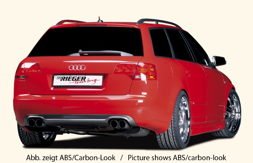 Achter inzet stuk Audi A4 8E B7 11.04- Rieger