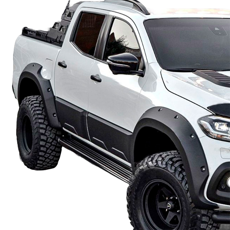 Deurpanelen  Mercedes X-Klasse W470 2017- - Matzwart