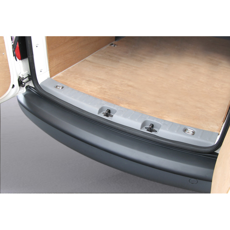 ABS Achterbumper beschermlijst  Volkswagen Caddy II 2004-2015 (voor ongespoten bumpers) Zwart
