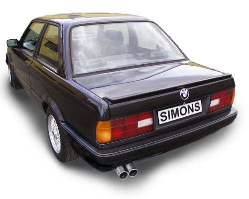 Simons Uitlaatsysteem af kat. BMW 3-serie E30 1985-1991
