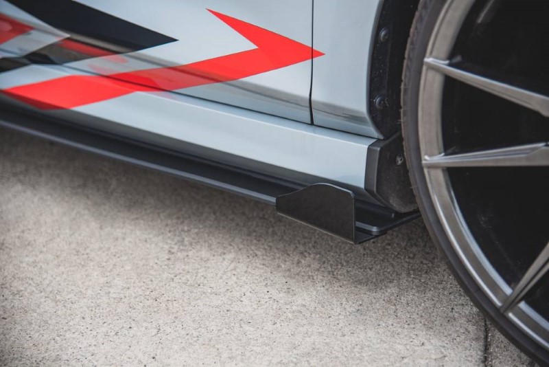 Zijkleppen Ford Fiesta Mk8 ST / ST-Line Glanzend Zwart