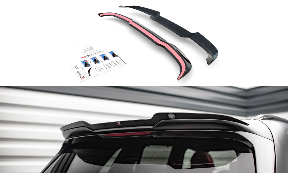 Spoiler BMW X5M G05 Maxton Glans Zwart