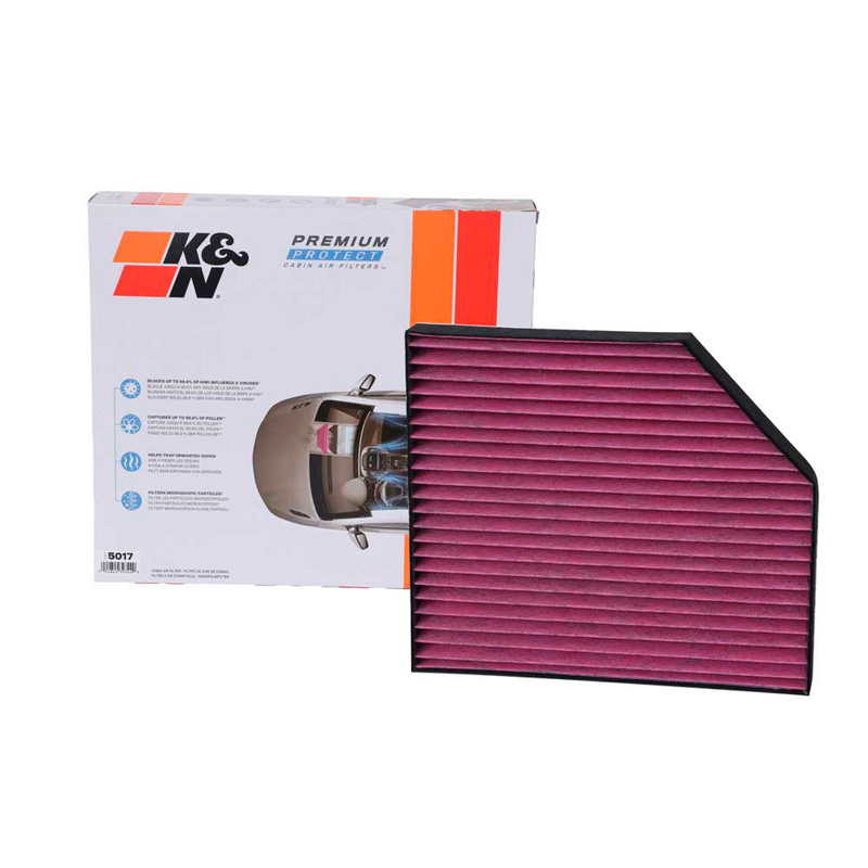 K&N Premium Single-Use Interieurluchtfilter  Audi/Porsche diverse modellen (DVF5017)