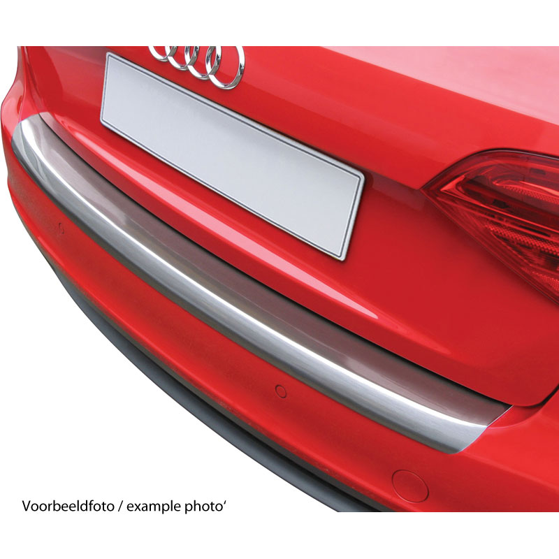 ABS Achterbumper beschermlijst  Fiat Panda III 2012- (excl 4x4) 'Brushed Alu' Look