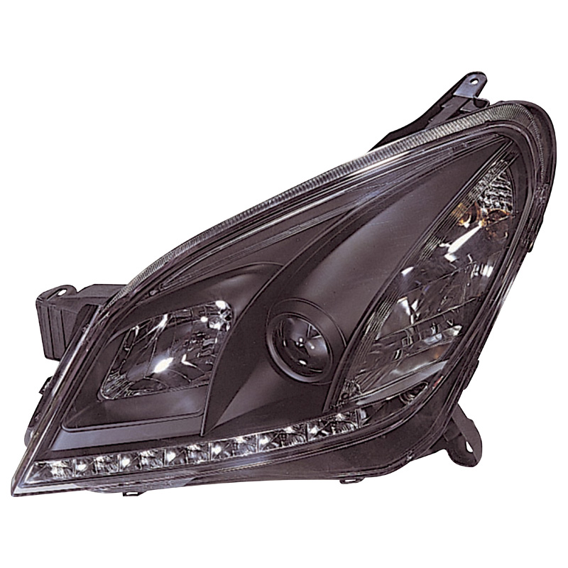 Set Koplampen in DRL-Look  Opel Astra H 2004-2009 - Zwart
