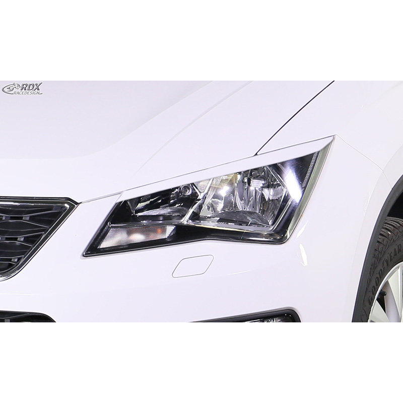 Koplampspoilers  Seat Ateca & Cupra Ateca 2016-2021 (ABS)
