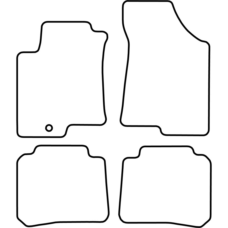Automatten Velours  Kia Cerato 2004-2008