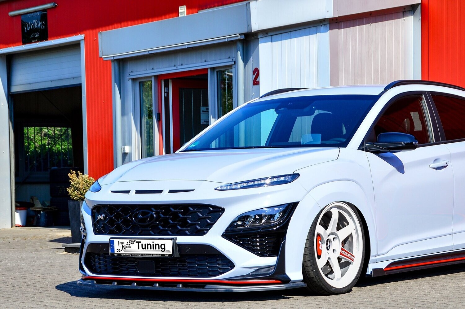 Voorspoilerlip voor Hyundai Kona N + N-Line 2020-