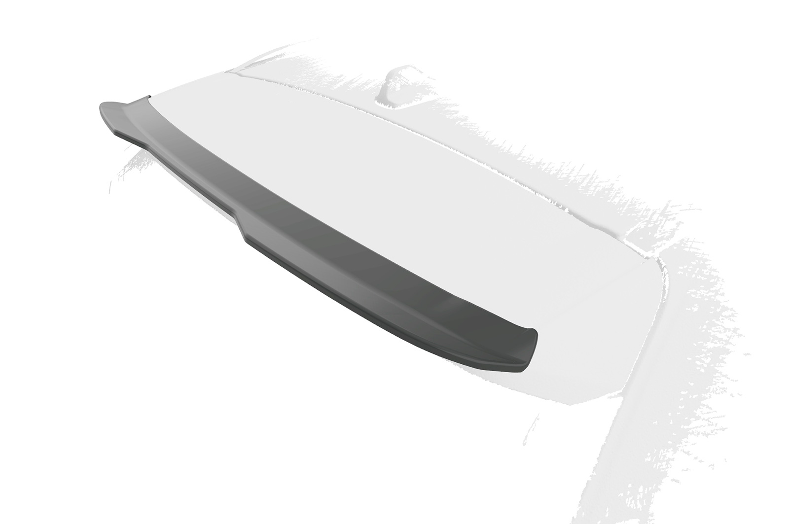 Spoiler Volvo XC60 (SPA) CSR glans Zwart