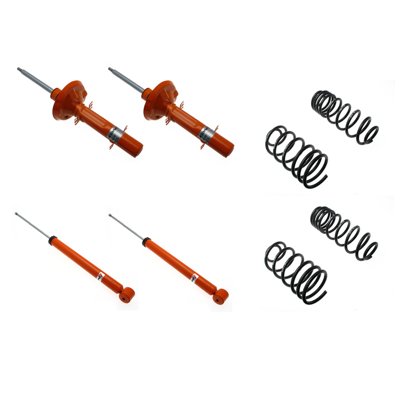 KONI STR.T Kit  Audi A3 (8L) (excl. Quattro/HD-onderstel) / Skoda Octavia I Sedan 1996-2004 - 35/35mm - VA-Last -910kg (1120-7671)