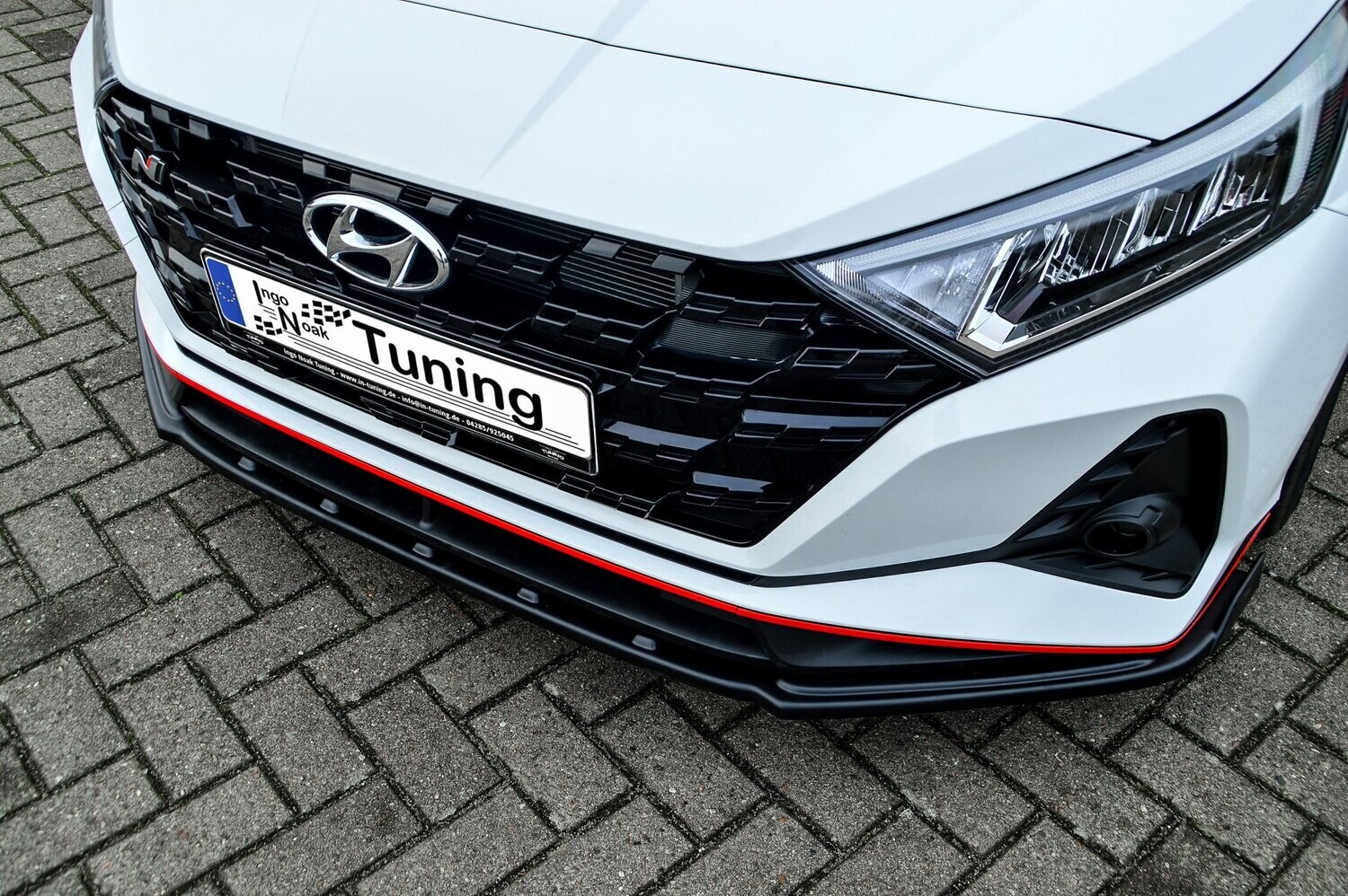Voorspoilerlip met vleugel Hyundai I20N Performance