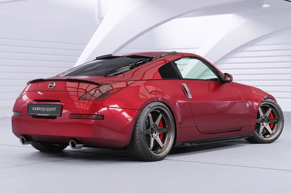 Dakvinnen Nissan 350Z (Z33) Coupé – CSR Automotive Racing Vinnen glanzend zwart