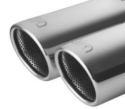 Einddemper VW Passat 1996-2005 RVS eindstuk 2x70mm rond ulter