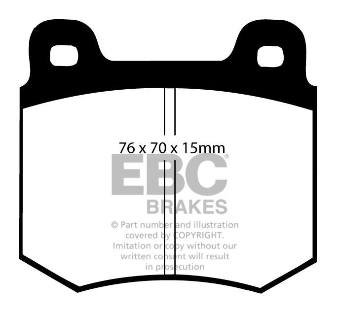 EBC Brakes DAIMLER Super Eight 4.2 Supercharged 2005-2006 Remblo