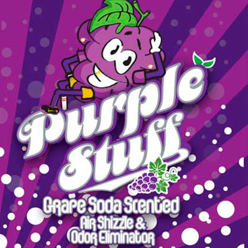 Chemical Guys Purple Stuff Grape Soda Scent Air Freshener & Odor Eliminator (473ml)