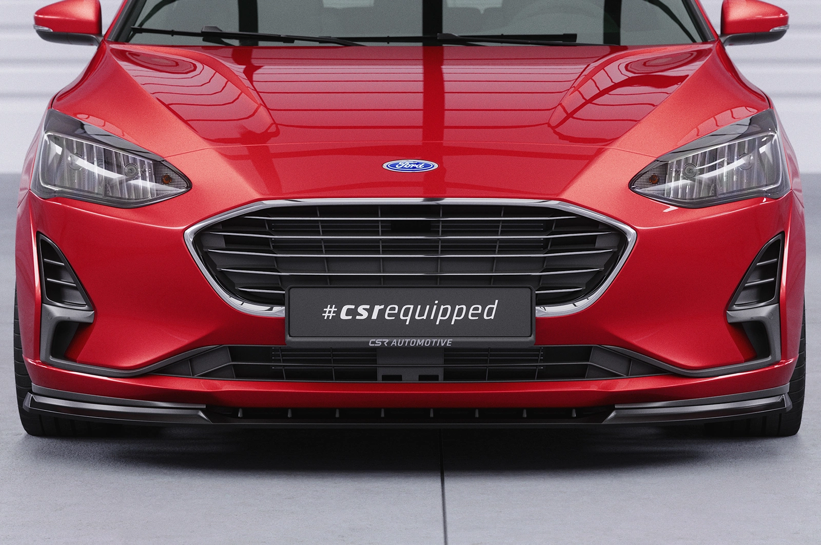 Voorspoiler Ford Focus MK4 Turnier 2018-2021 Glans Zwart – CSR