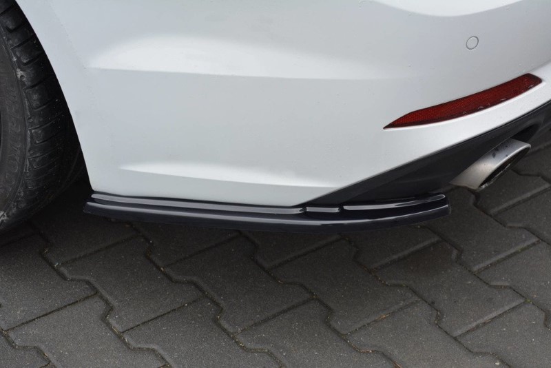 Achterzij Spoilers Audi A5 S-Line F5 Sportback Glanzend Zwart