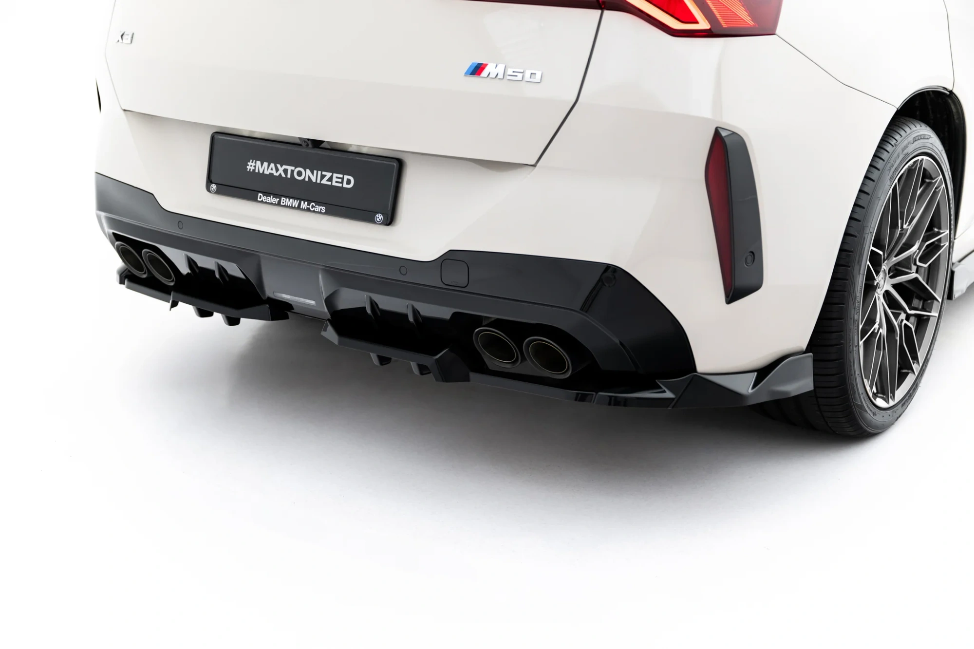 Diffusor BMW X3 M50 G45 Glans Zwart Maxton
