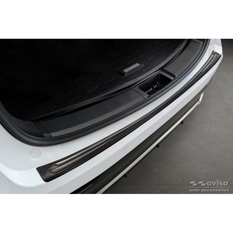 Zwart RVS Achterbumperprotector  Lexus NX II 2021- 'Lines'