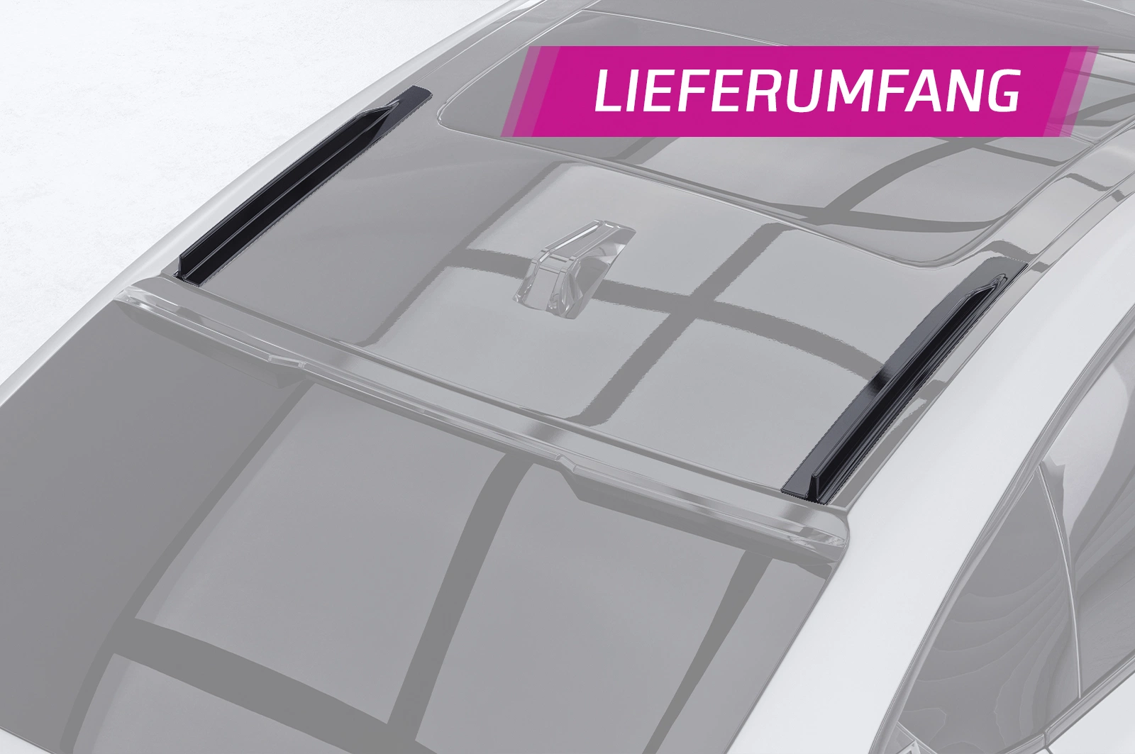 Achterspoiler/ Dakvinnen  BMW 2-Serie F74 Gran Coupe 2024- (ABE Glanzend zwart)